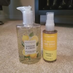 NWT - Bath and Body Works - Hand Sanitizer - Sunshine and Lemons